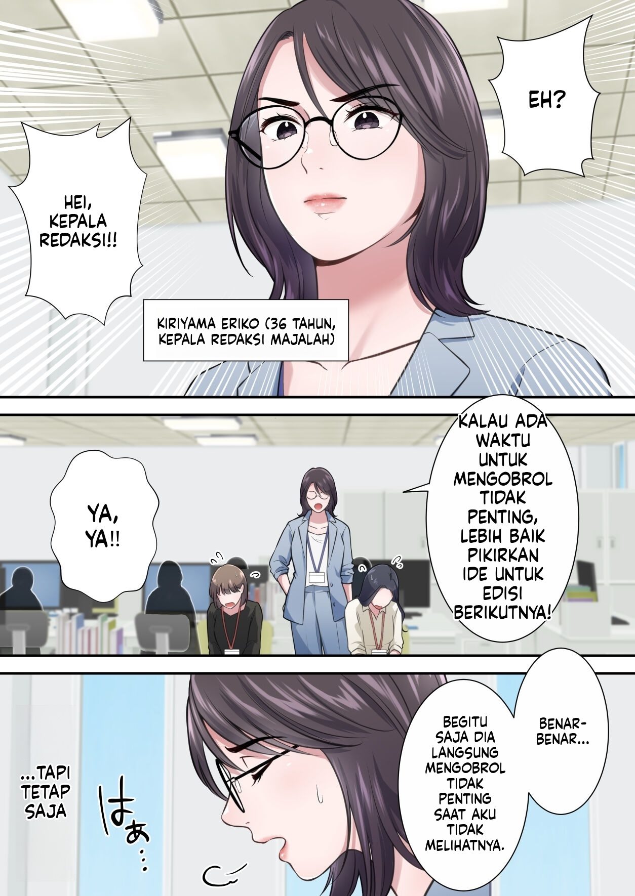 Oshare na BariCare Henshuuchou ga Gehin na Oji-san ni Netorareru made Chapter 1