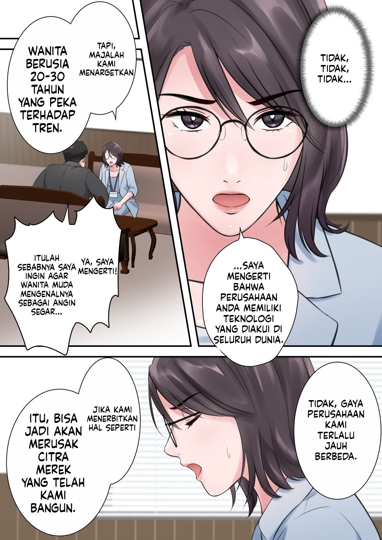 Oshare na BariCare Henshuuchou ga Gehin na Oji-san ni Netorareru made Chapter 1
