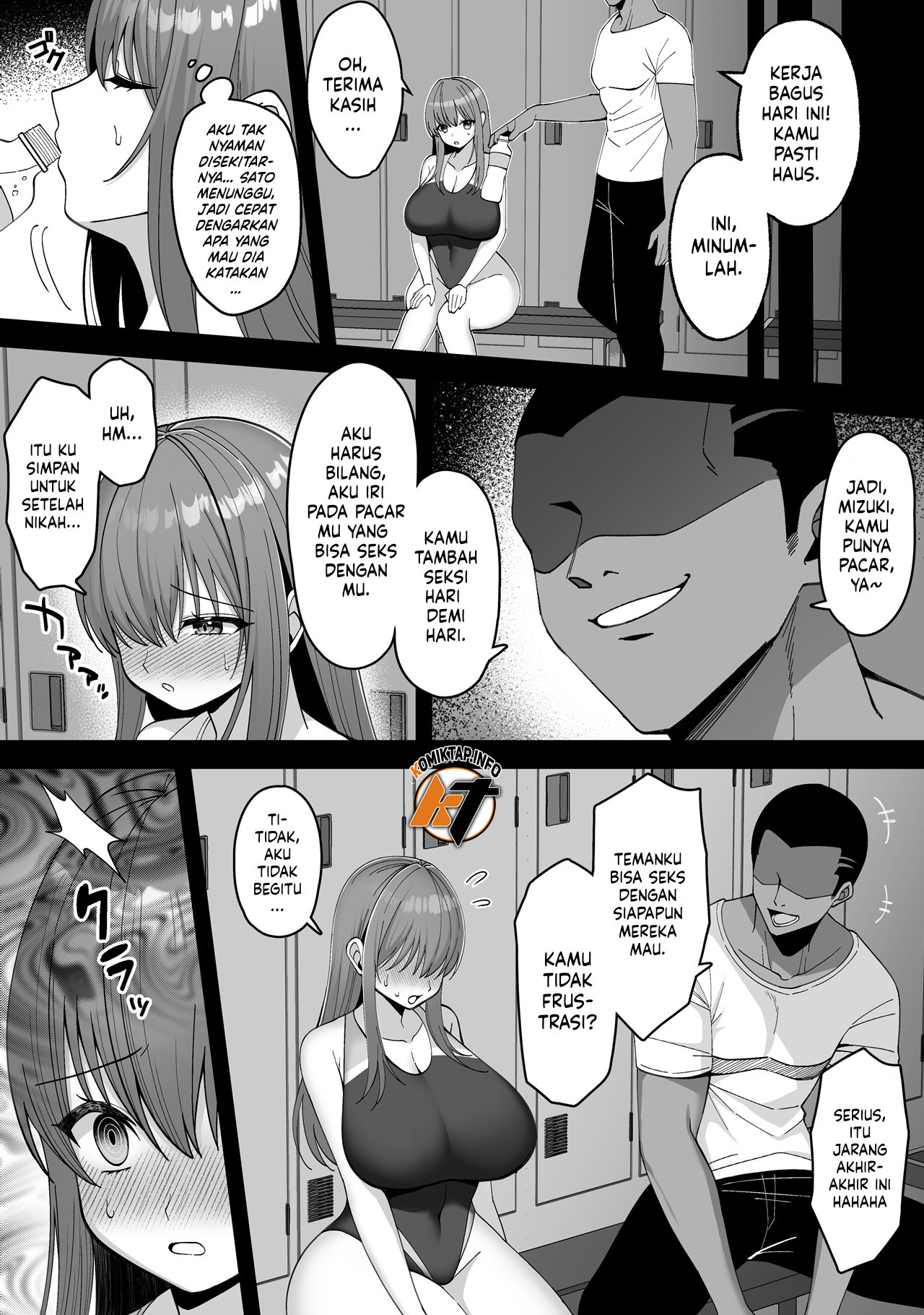 Suieibu no Kanojo ga Netorarete Charao no Kyokon ni Ochiru made Chapter 1