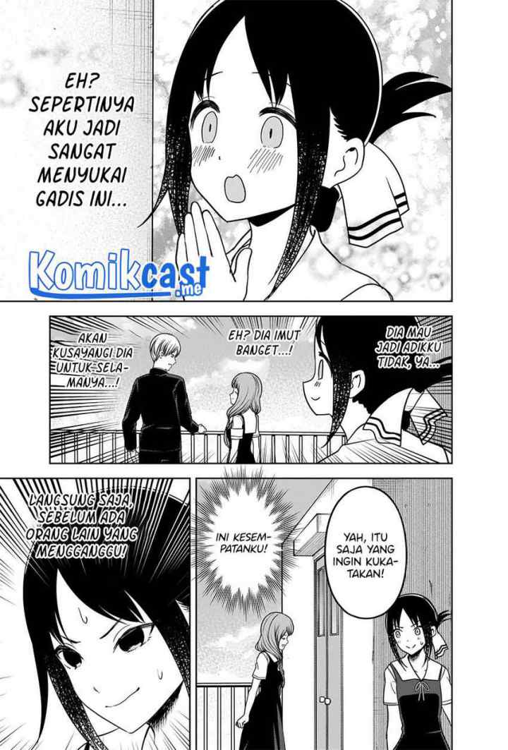 Kaguya-sama wa Kokurasetai: Tensai-tachi no Renai Zunousen chapter 265 halaman 14