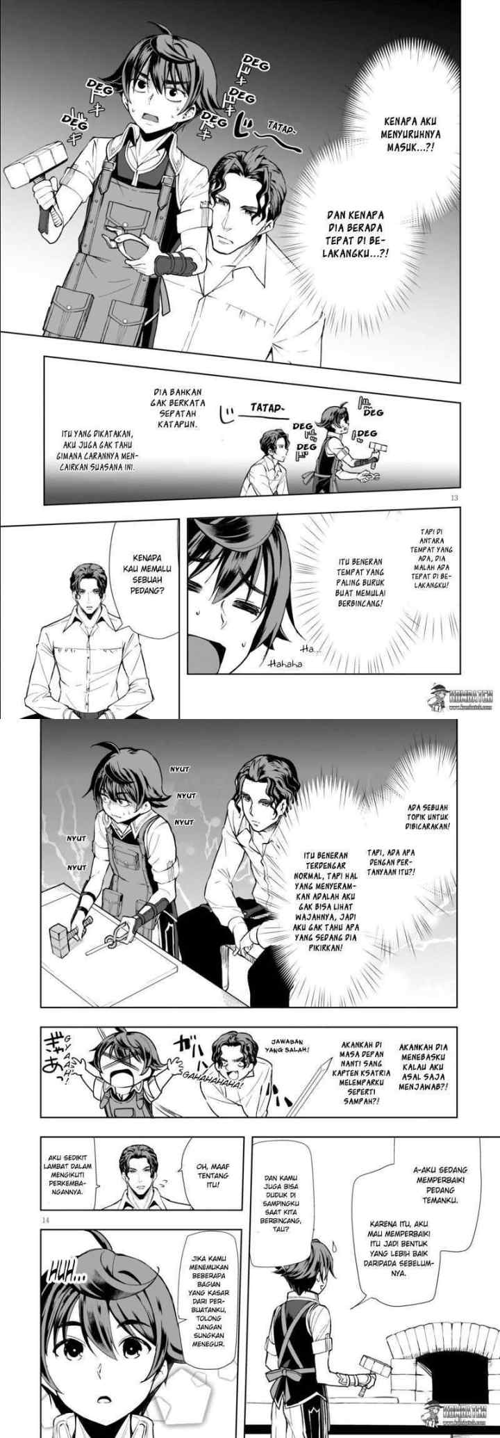 Botsuraku Youtei Nanode, Kajishokunin wo Mezasu chapter 3 halaman 7