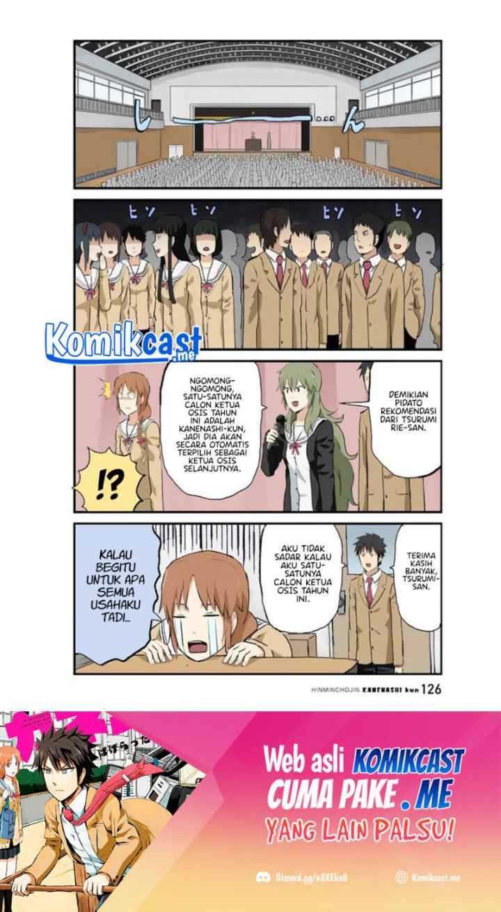 Hinmin Choujin Kanenashi-kun chapter 36 halaman 12