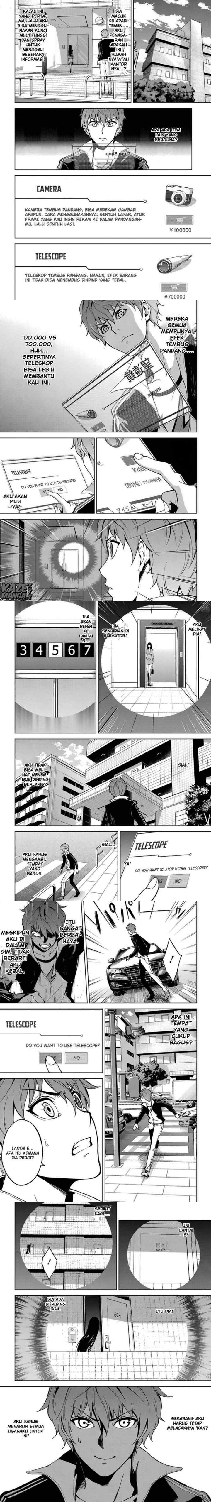 Ore no Genjitsu wa Renai Game?? ka to Omottara Inochigake no Game datta chapter 4 halaman 5