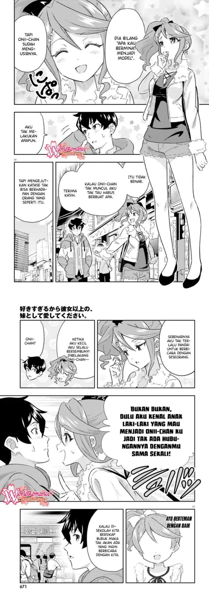 Suki Sugiru Kara Kanojo Ijou no, Imouto Toshite Aishite Kudasai chapter 5 halaman 4
