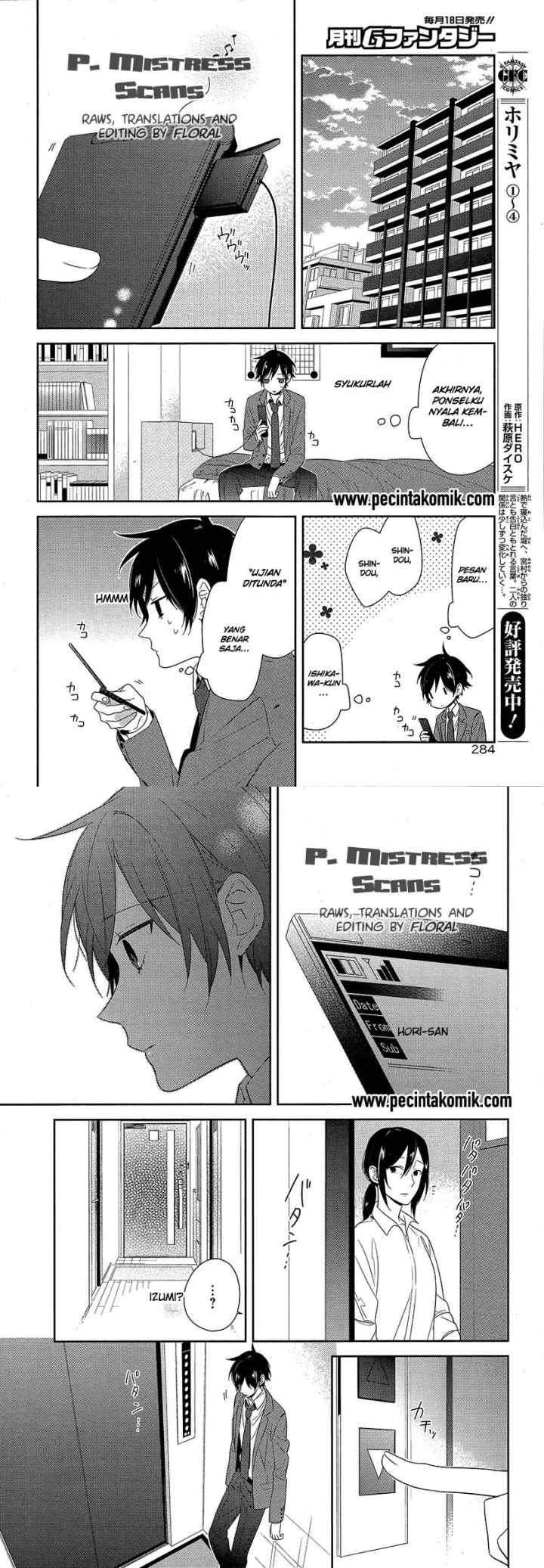Horimiya chapter 34 halaman 9