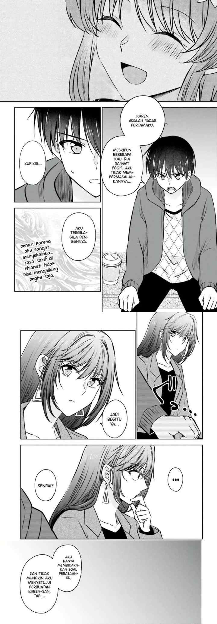 Kanojo ga Senpai ni NTR-reta node, Senpai no Kanojo wo NTR-masu chapter 5 halaman 6