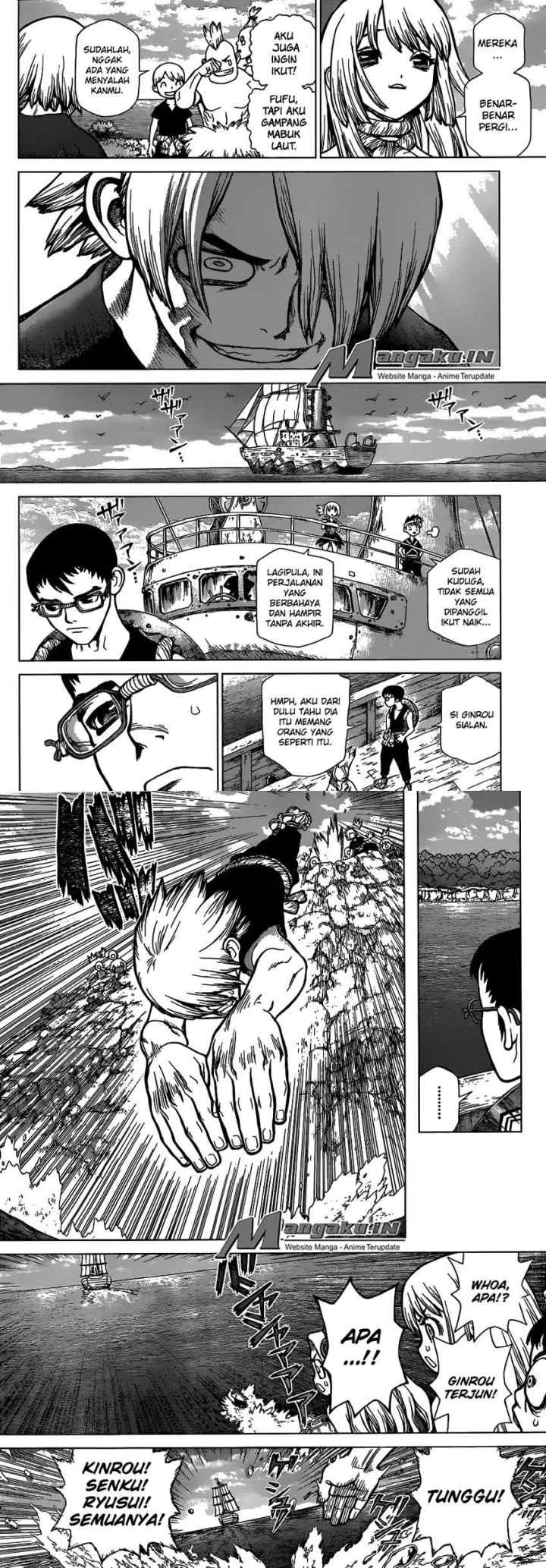 Dr. Stone chapter 100 halaman 8