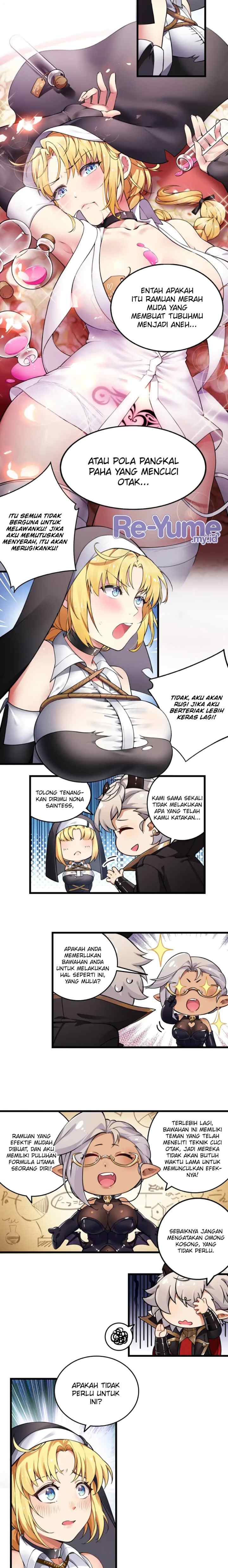 Miss Saintess Please Stop Your Wild Imagination! chapter 2 halaman 9
