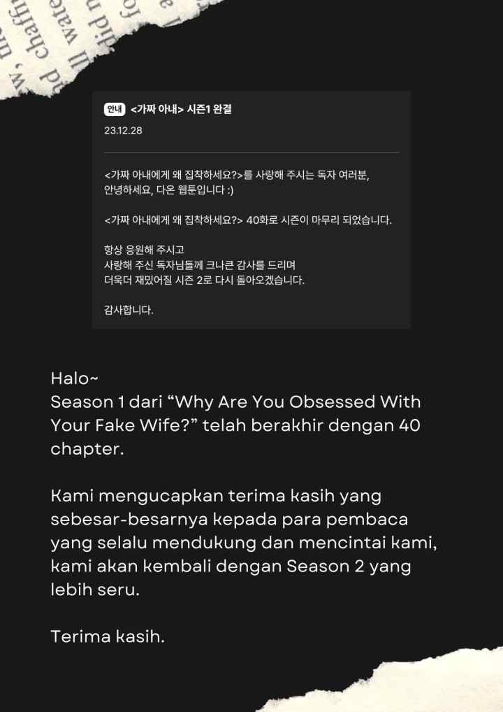 Why Are You Obsessed With Your Fake Wife? chapter 40 halaman 13