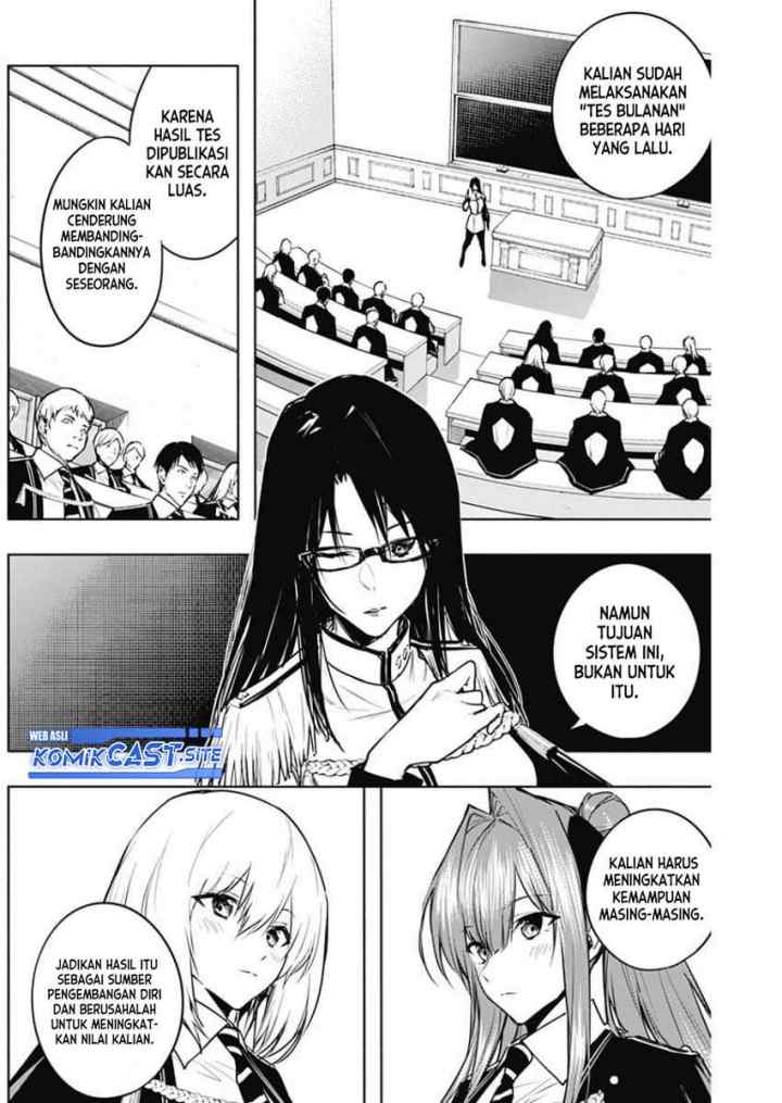 Ouritsu Mahou Gakuen no Saika Sei: Slum Agari no Saikyou Mahoushi, Kizoku darake no Gakuen de Musou suru chapter 82 halaman 6