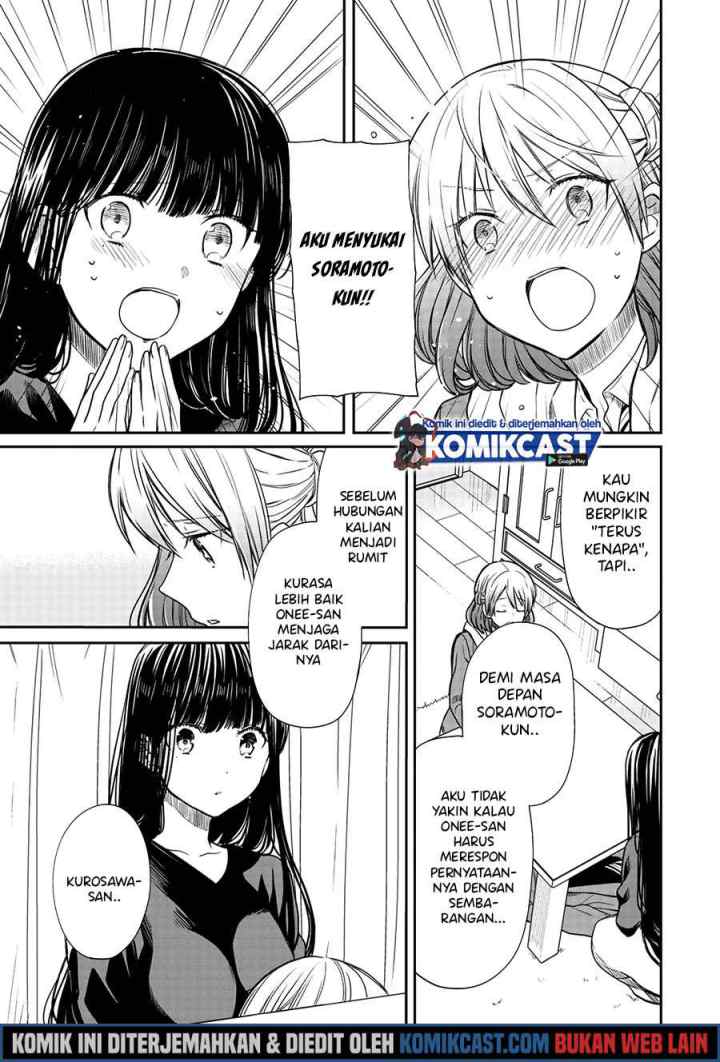 Danshi Koukousei wo Yashinaitai Onee-san no Hanashi chapter 160 halaman 4