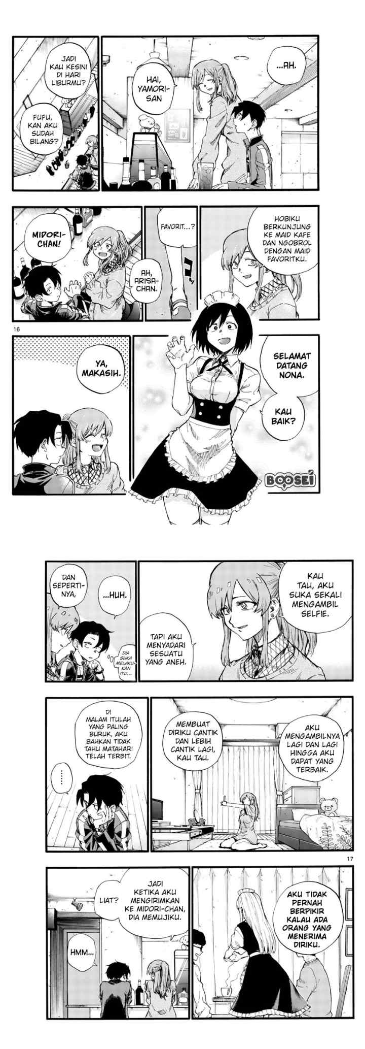 Yofukashi no Uta chapter 33 halaman 9