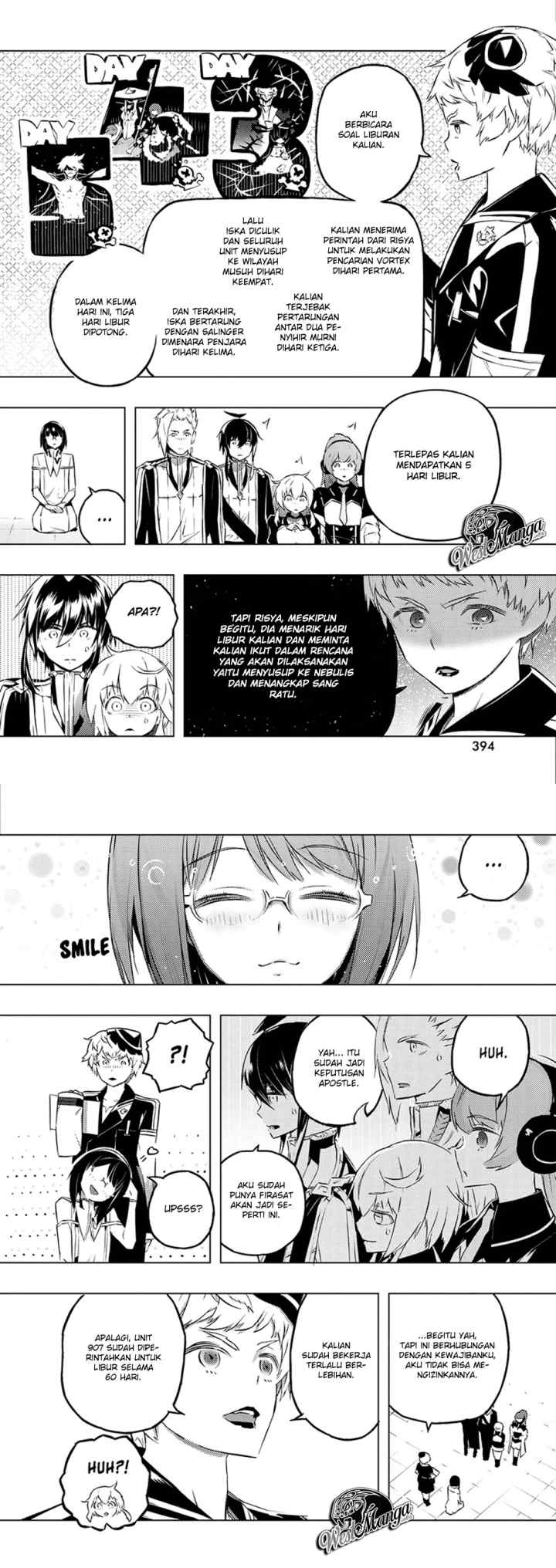 Kimi to Boku no Saigo no Senjou arui wa Sekai ga Hajimaru Seisen chapter 25 halaman 4