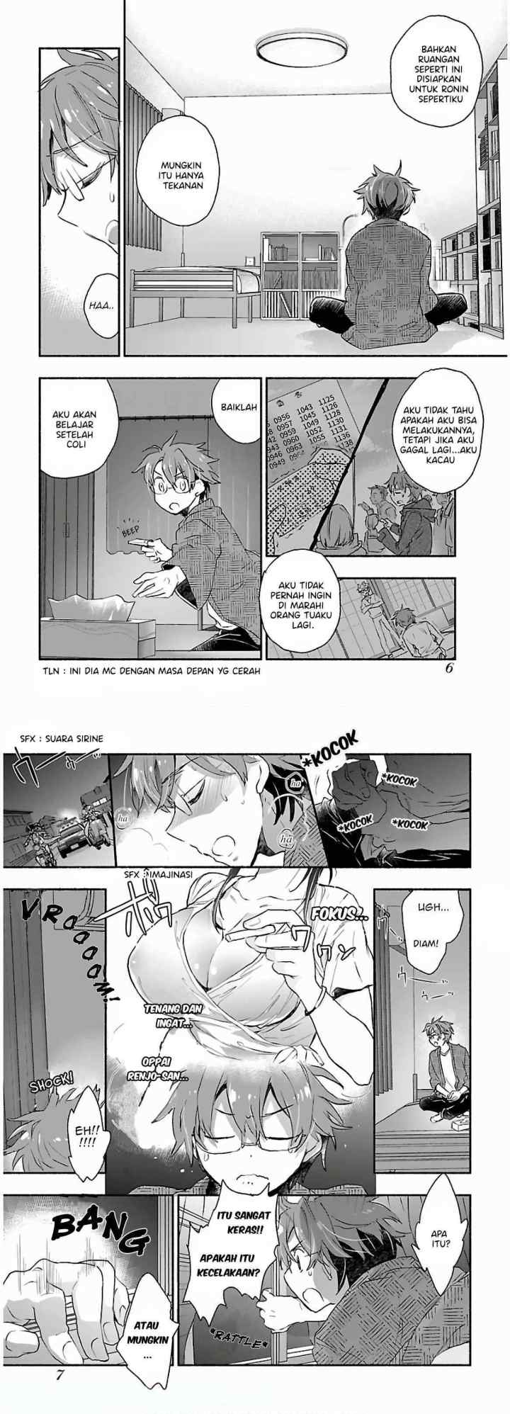 Yankee Musume ni Natsukarete Kotoshi mo Juken ni Shippai Shisou Desu chapter 1 halaman 4