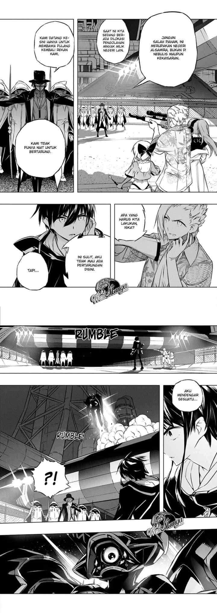 Kimi to Boku no Saigo no Senjou arui wa Sekai ga Hajimaru Seisen chapter 30 halaman 4