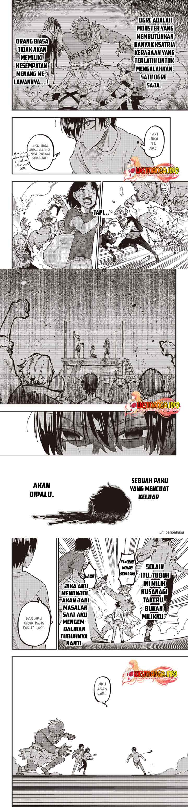 Kyuuseishu ~Isekai wo Sukutta Moto Yuusha ga Mamono no Afureru Genjitsu Sekai wo Musou suru~ chapter 1 halaman 13