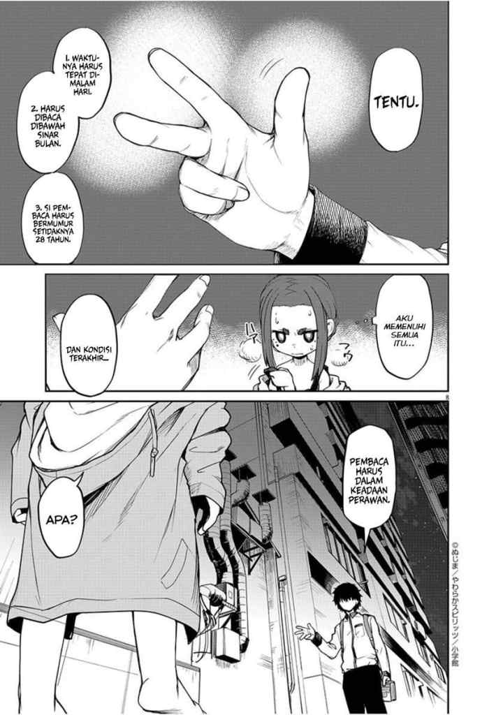 Kaii to Otome to Kamikakushi chapter 4 halaman 8