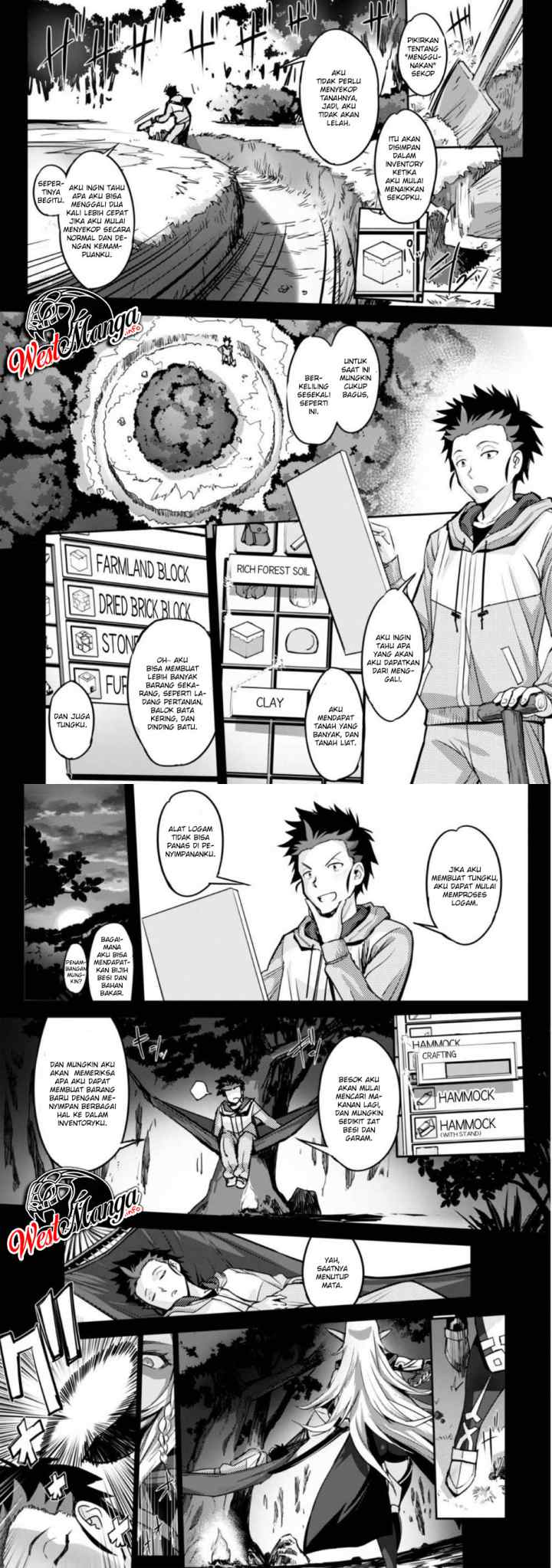 Craft Game no Nouryoku de Isekai Kouryaku!! chapter 1.2 halaman 10