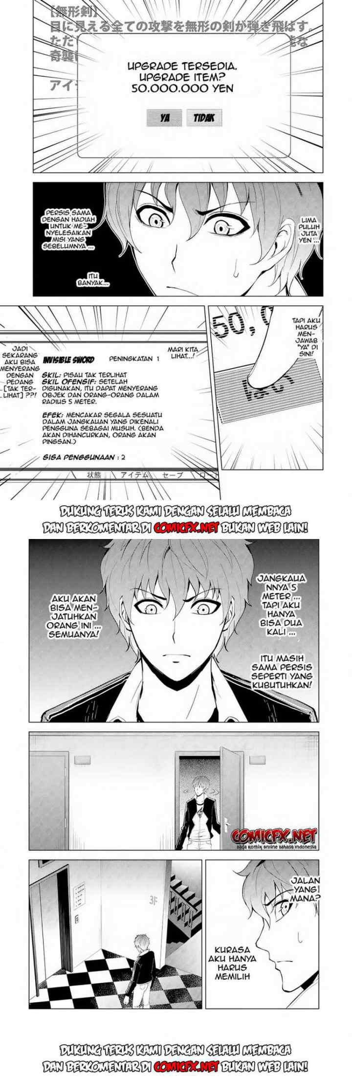 Ore no Genjitsu wa Renai Game?? ka to Omottara Inochigake no Game datta chapter 17.1 halaman 8