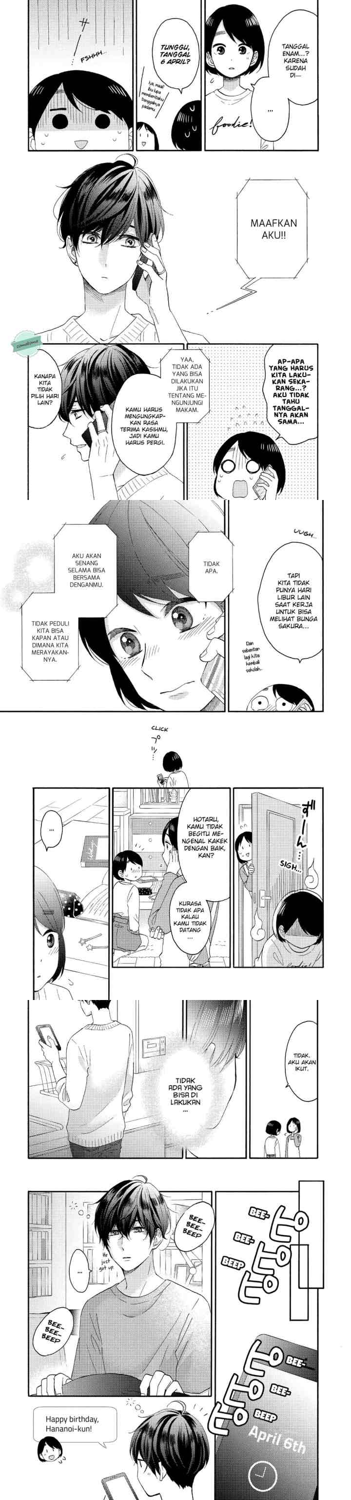 Hananoi-kun to Koi no Yamai chapter 16 halaman 4