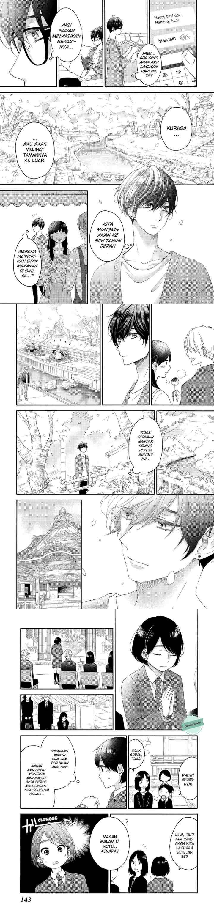 Hananoi-kun to Koi no Yamai chapter 16 halaman 5