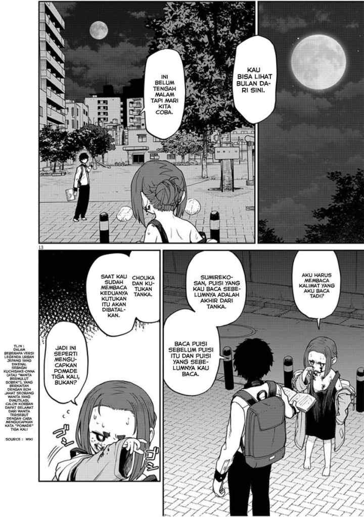 Kaii to Otome to Kamikakushi chapter 4 halaman 13