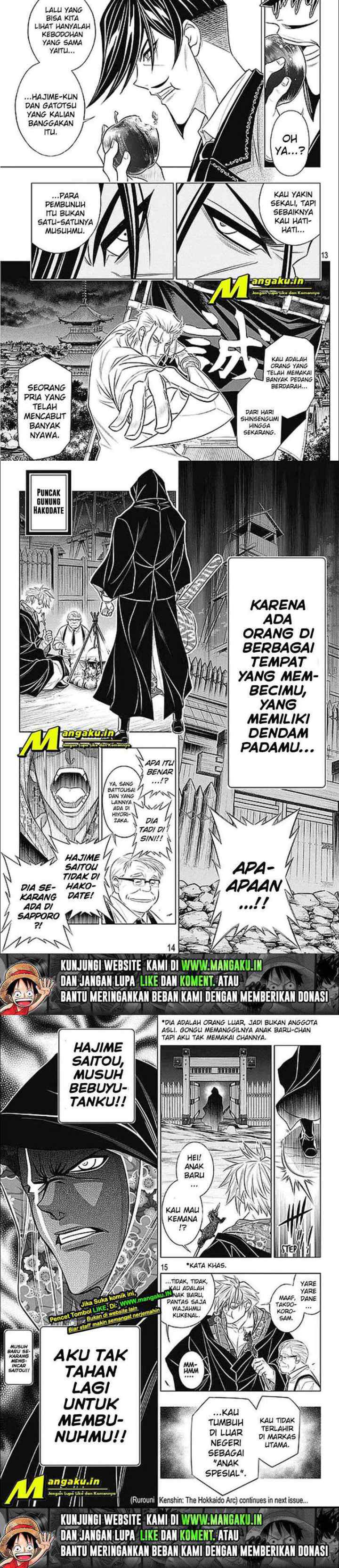 Rurouni Kenshin: Hokkaido-hen chapter 38 halaman 5