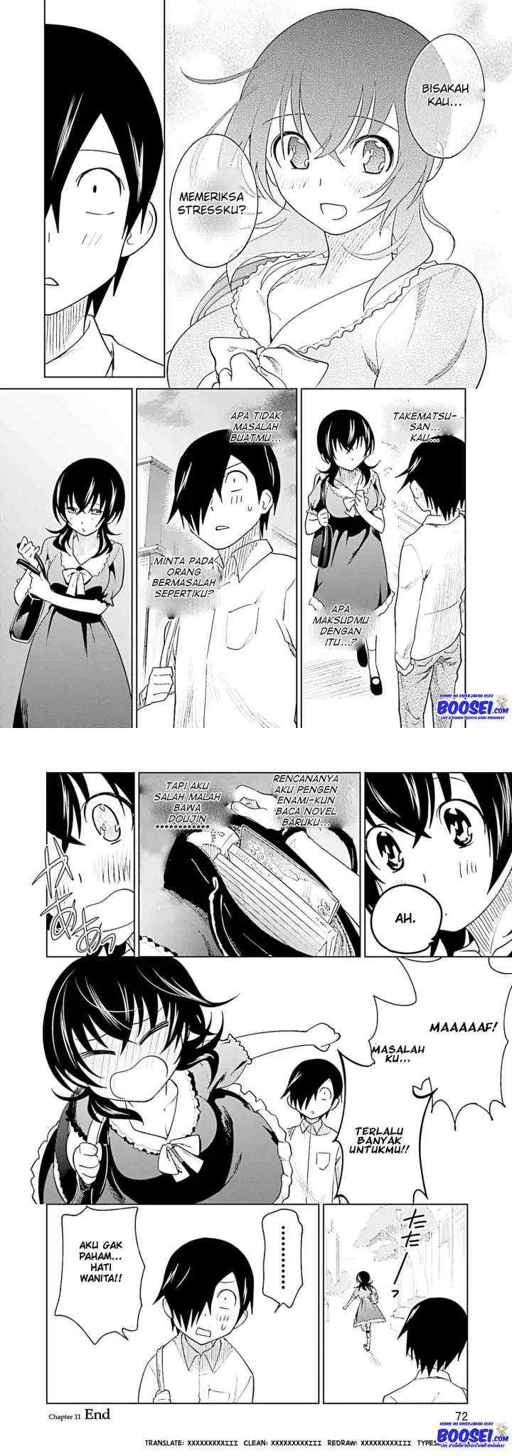 Enami-kun wa Ikiru no ga tsurai chapter 11 halaman 11