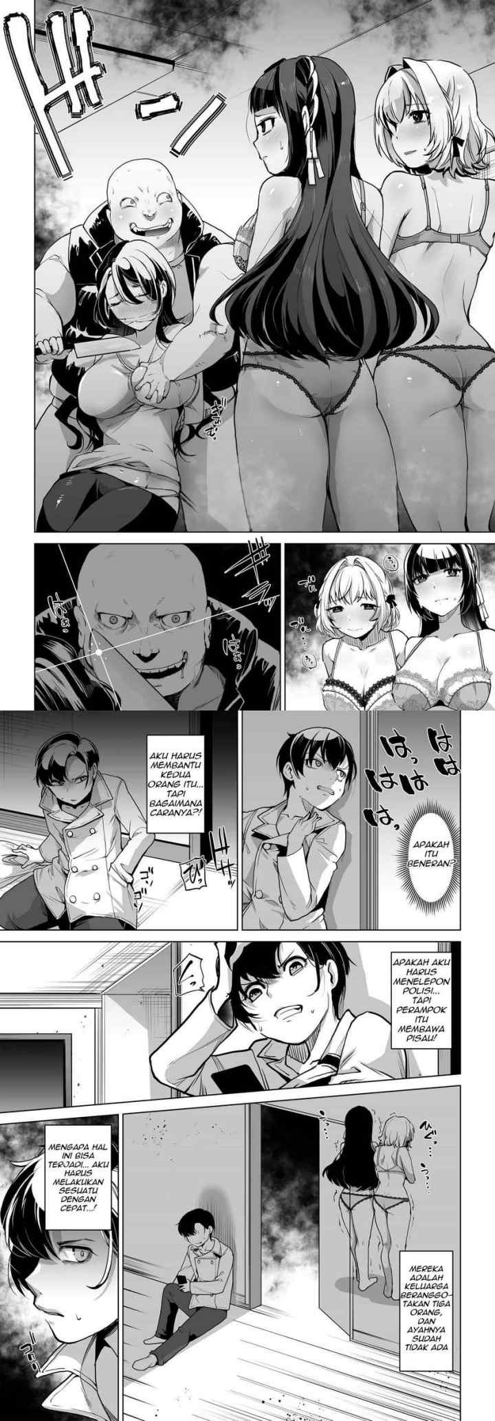 Otoko Girai na Bijin Shimai wo Namae mo Tsugezu ni Tasuketara Ittai Dounaru? chapter 1 halaman 7