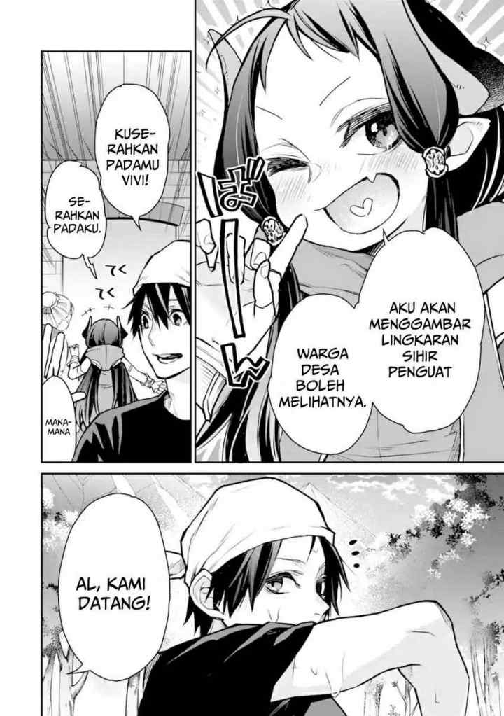 Saikyou no Madoshi. Hisa ni Ya wo Ukete Shimatta no de Inaka no Eihei ni Naru chapter 27.2 halaman 14
