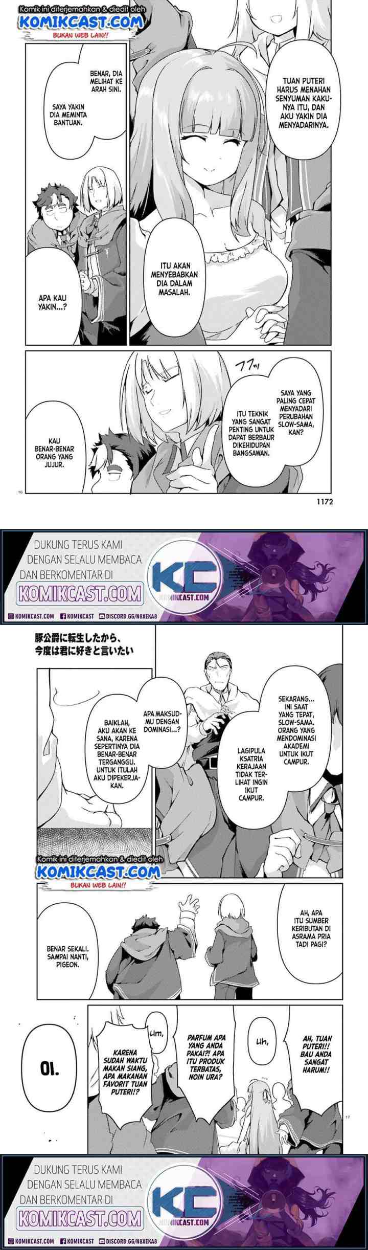 Buta Koushaku ni Tensei shita kara Kondo wa Kimi ni Suki to Iitai chapter 27 halaman 9