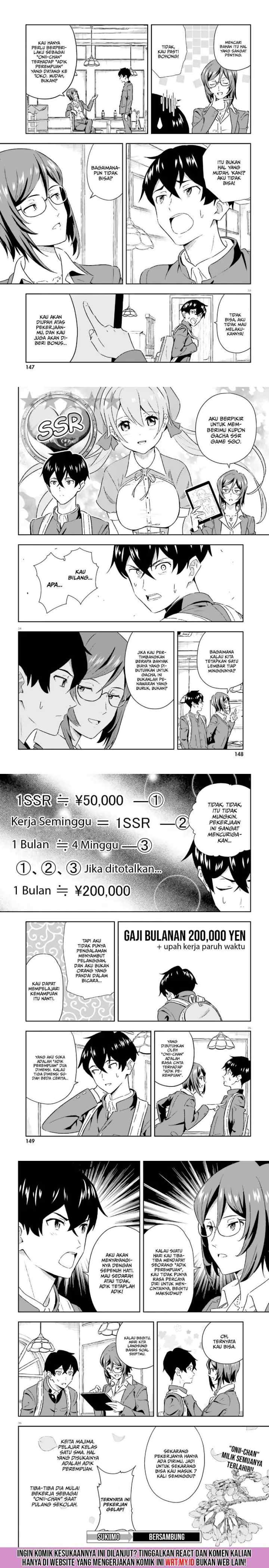 Suki Sugiru Kara Kanojo Ijou no, Imouto Toshite Aishite Kudasai chapter 1 halaman 9