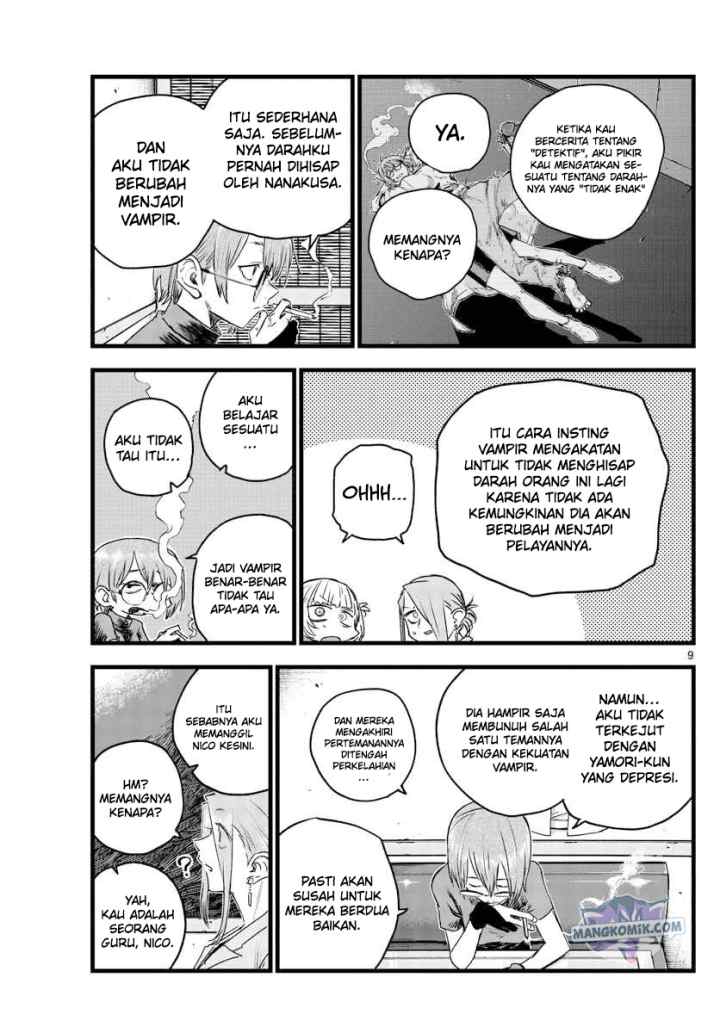 Yofukashi no Uta chapter 105 halaman 10