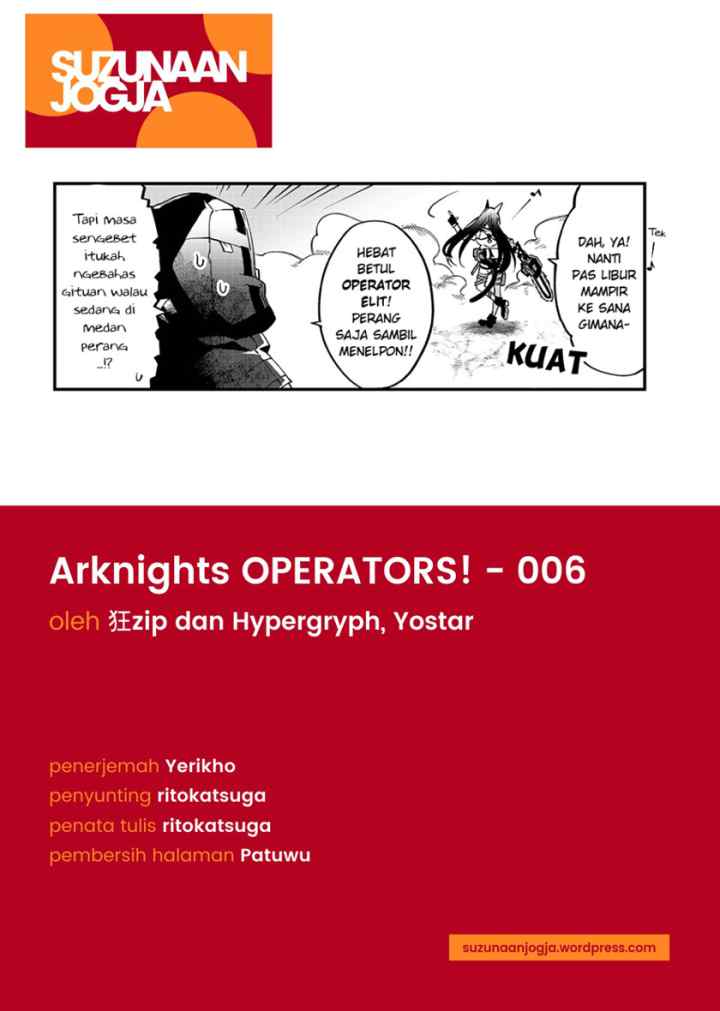 Arknights: OPERATORS! chapter 6 halaman 4