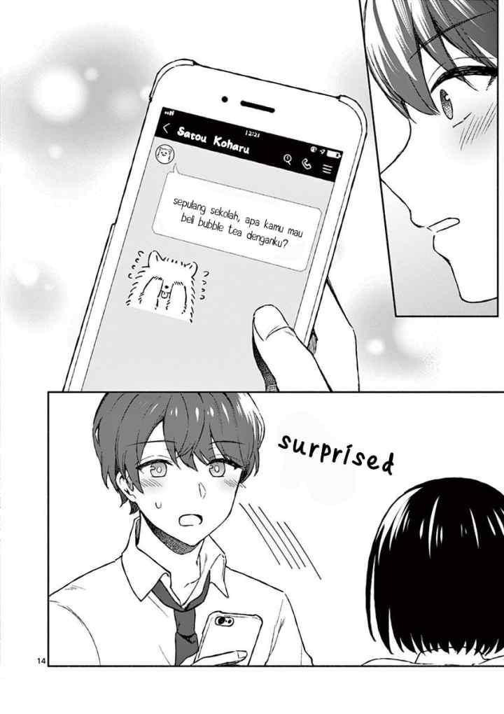 Shiotaiou no Sato-san ga Ore ni dake Amai chapter 4 halaman 17
