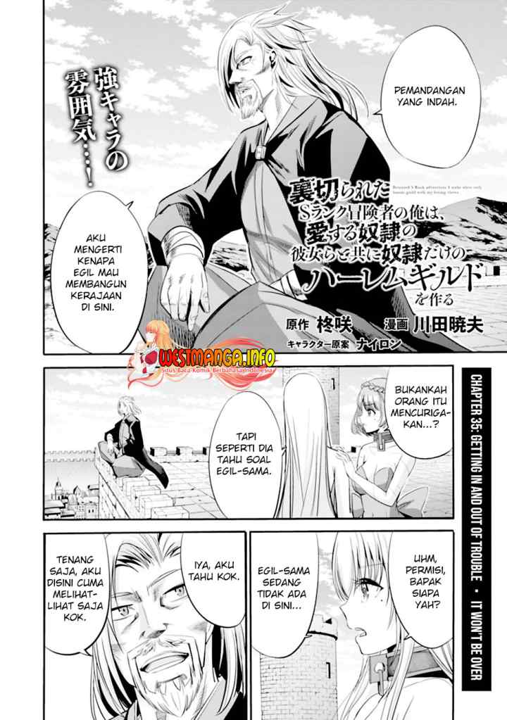 Uragirareta S Rank Boukensha no Ore wa, Aisuru Dorei no Kanojora to Tomoni Dorei dake no Harem Guild o Tsukuru chapter 35 halaman 4