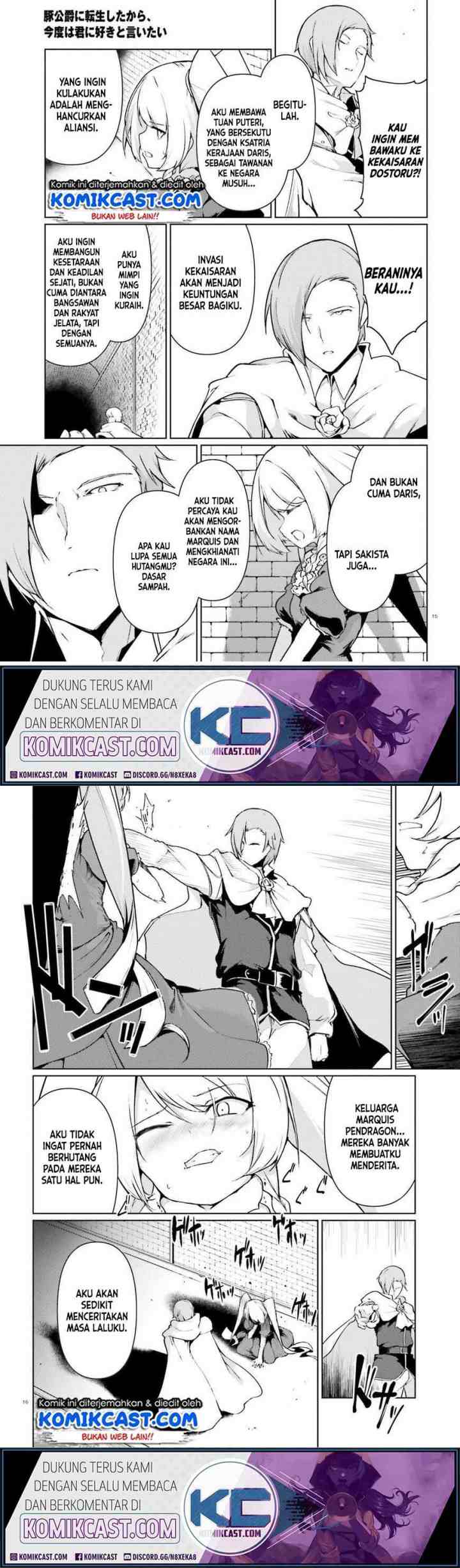 Buta Koushaku ni Tensei shita kara Kondo wa Kimi ni Suki to Iitai chapter 21 halaman 8