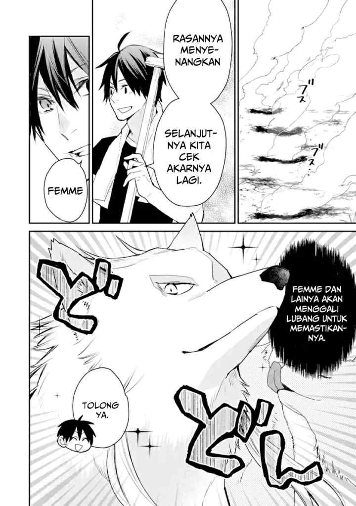 Saikyou no Madoshi. Hisa ni Ya wo Ukete Shimatta no de Inaka no Eihei ni Naru chapter 22.1 halaman 17
