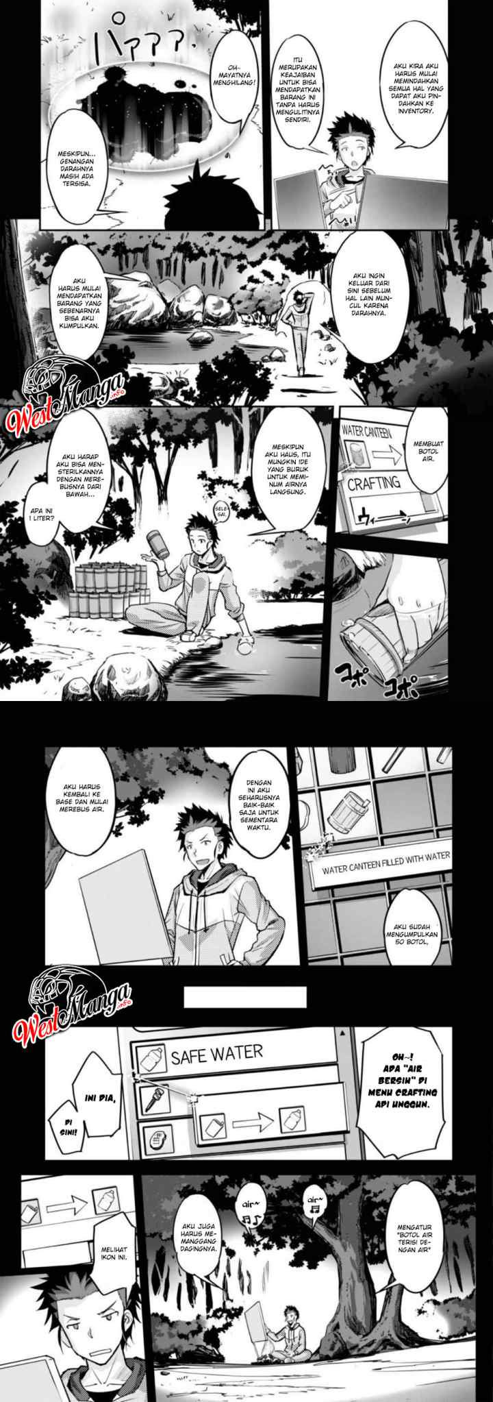 Craft Game no Nouryoku de Isekai Kouryaku!! chapter 1.2 halaman 8
