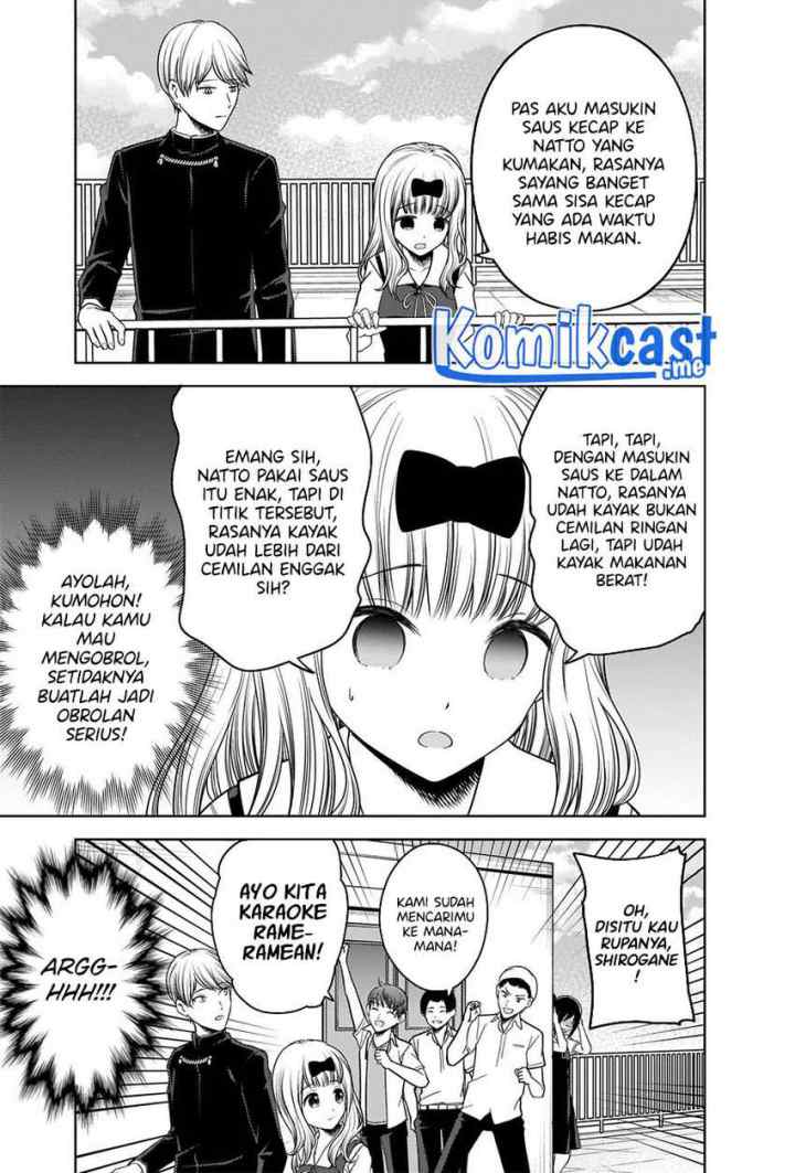 Kaguya-sama wa Kokurasetai: Tensai-tachi no Renai Zunousen chapter 265 halaman 16