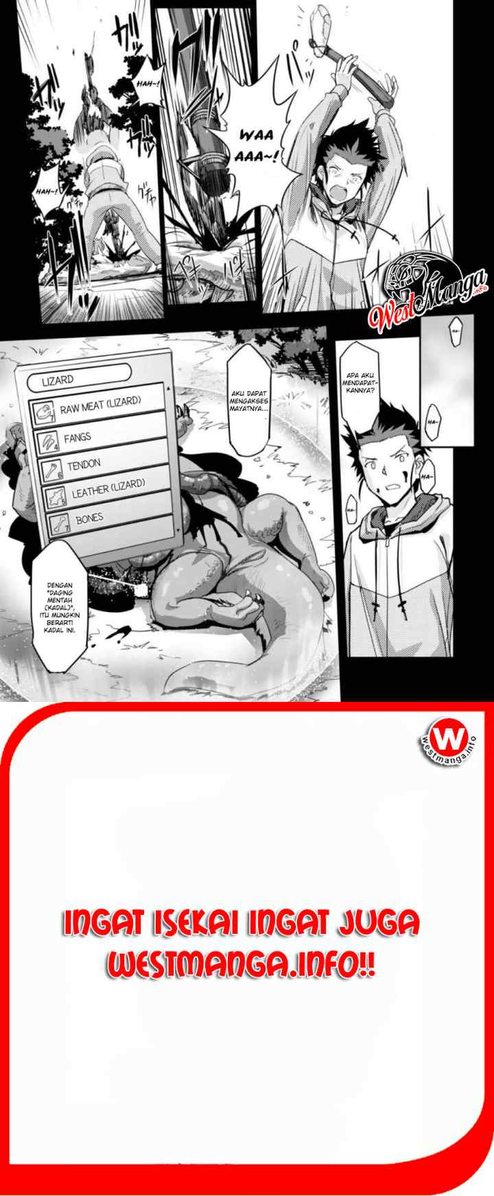 Craft Game no Nouryoku de Isekai Kouryaku!! chapter 1.2 halaman 7