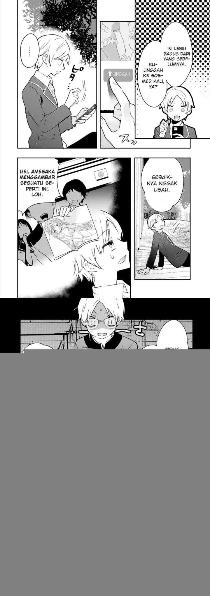 Gakuen 1 no Bishoujo wa x x Eshi no Ore ni Horeteiru!? (The Number 1 Beautiful Girl in the School is in Love With Me, the XXX Artist.) chapter 1.1 halaman 7