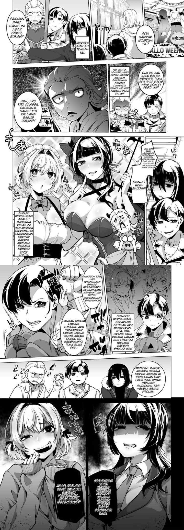 Otoko Girai na Bijin Shimai wo Namae mo Tsugezu ni Tasuketara Ittai Dounaru? chapter 1 halaman 4