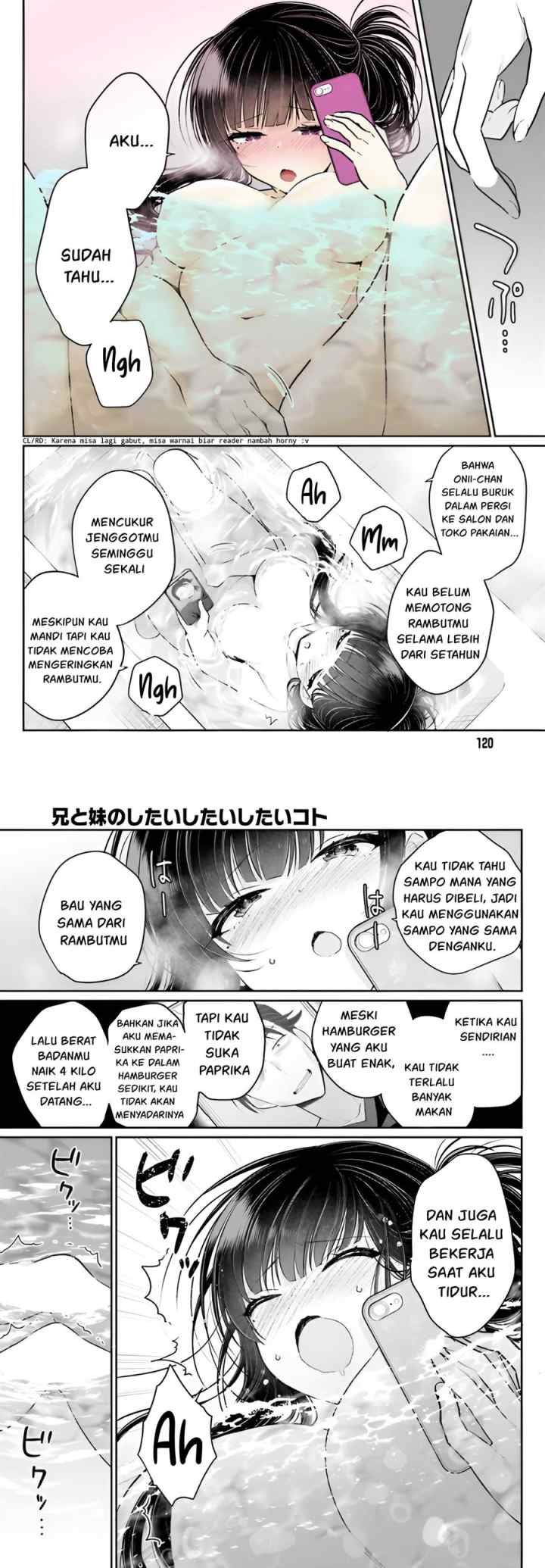 Ani to Imouto no Shitai Shitai Shitai Koto chapter 4 halaman 7