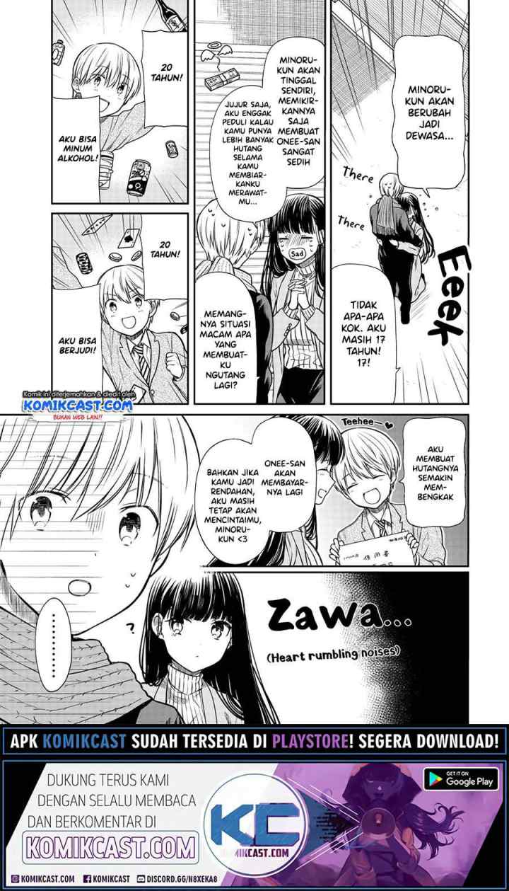 Danshi Koukousei wo Yashinaitai Onee-san no Hanashi chapter 151 halaman 4