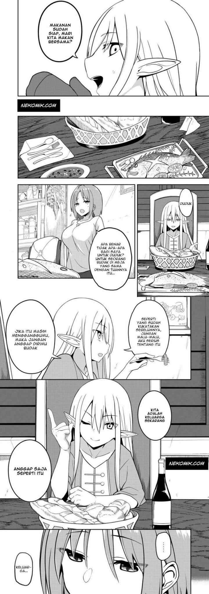 Eroi Koto Suru Tame ni Kyonyuu Bishoujo Dorei o Katta Hazu ga, Oshishou-sama to Shitawa Rete Omotta Toori ni Ikanaku Naru Hanashi chapter 1 halaman 10
