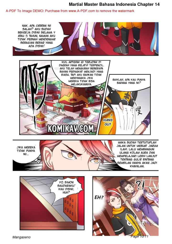 Martial Master chapter 14 halaman 10