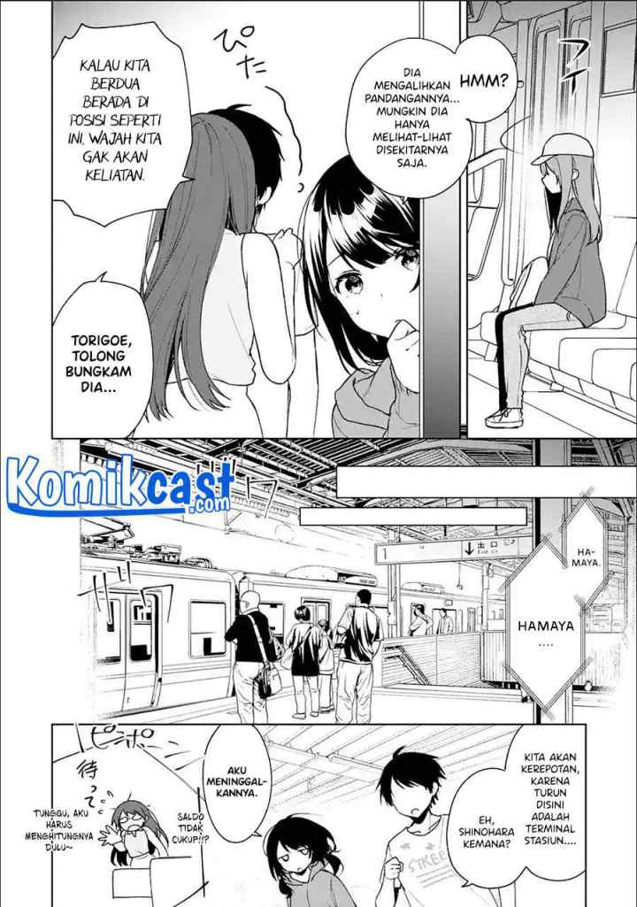 Chikan Saresou ni Natteiru S-kyuu Bishoujo wo Tasuketara Tonari no Seki no Osanajimi datta chapter 32.1 halaman 5