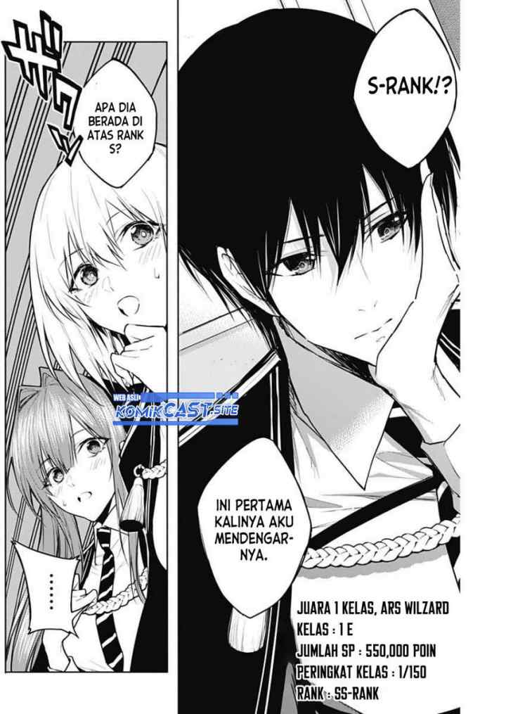 Ouritsu Mahou Gakuen no Saika Sei: Slum Agari no Saikyou Mahoushi, Kizoku darake no Gakuen de Musou suru chapter 82 halaman 8