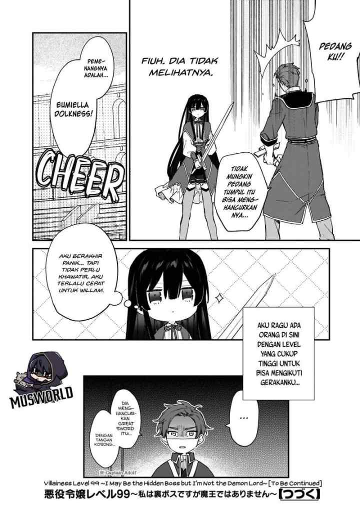 Akuyaku Reijou Reberu 99 ~Watashi wa UraBOSU desuga Maou de wa arimasen~ chapter 10.2 halaman 12